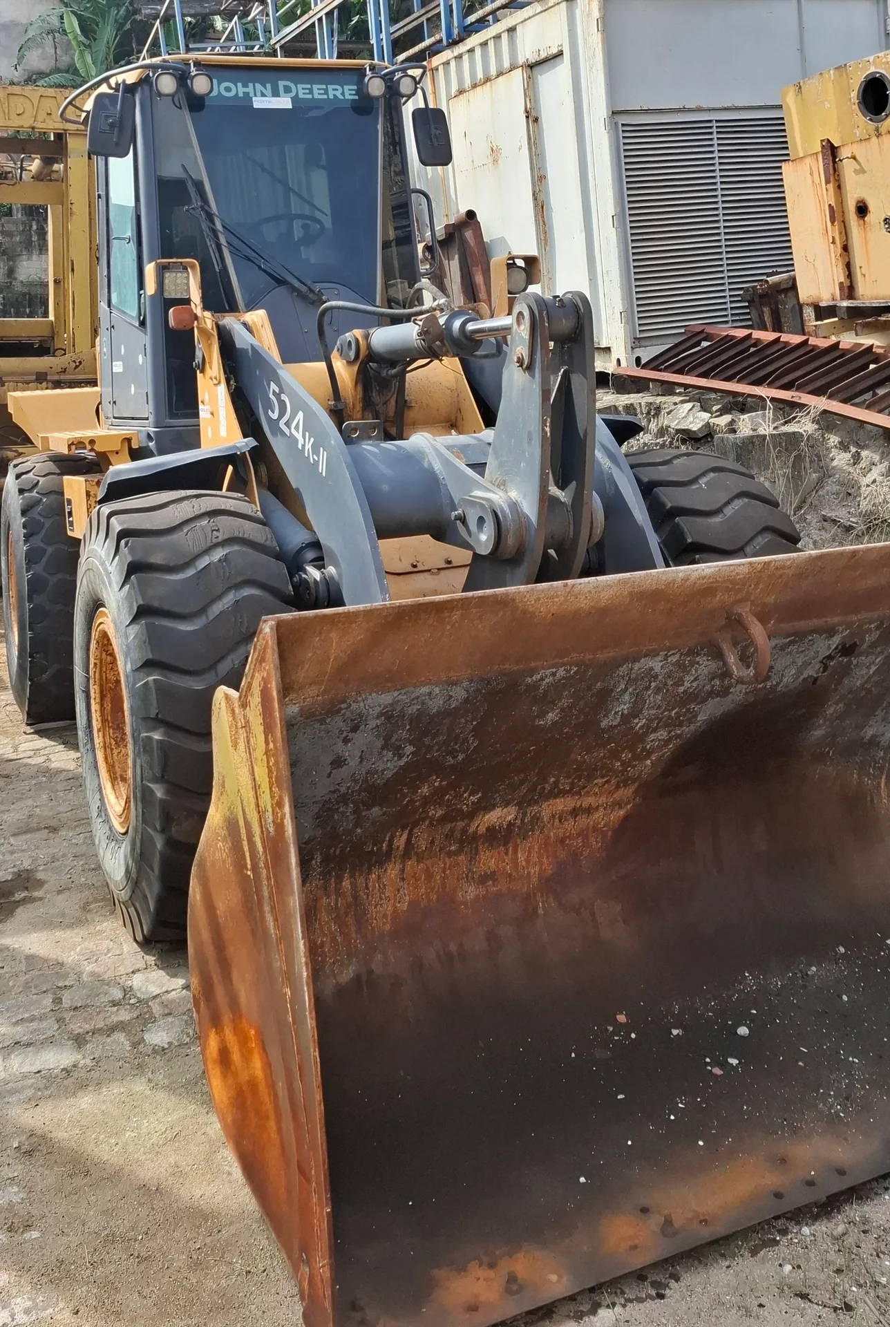 John Deere 524, pá carregadeira da GABE