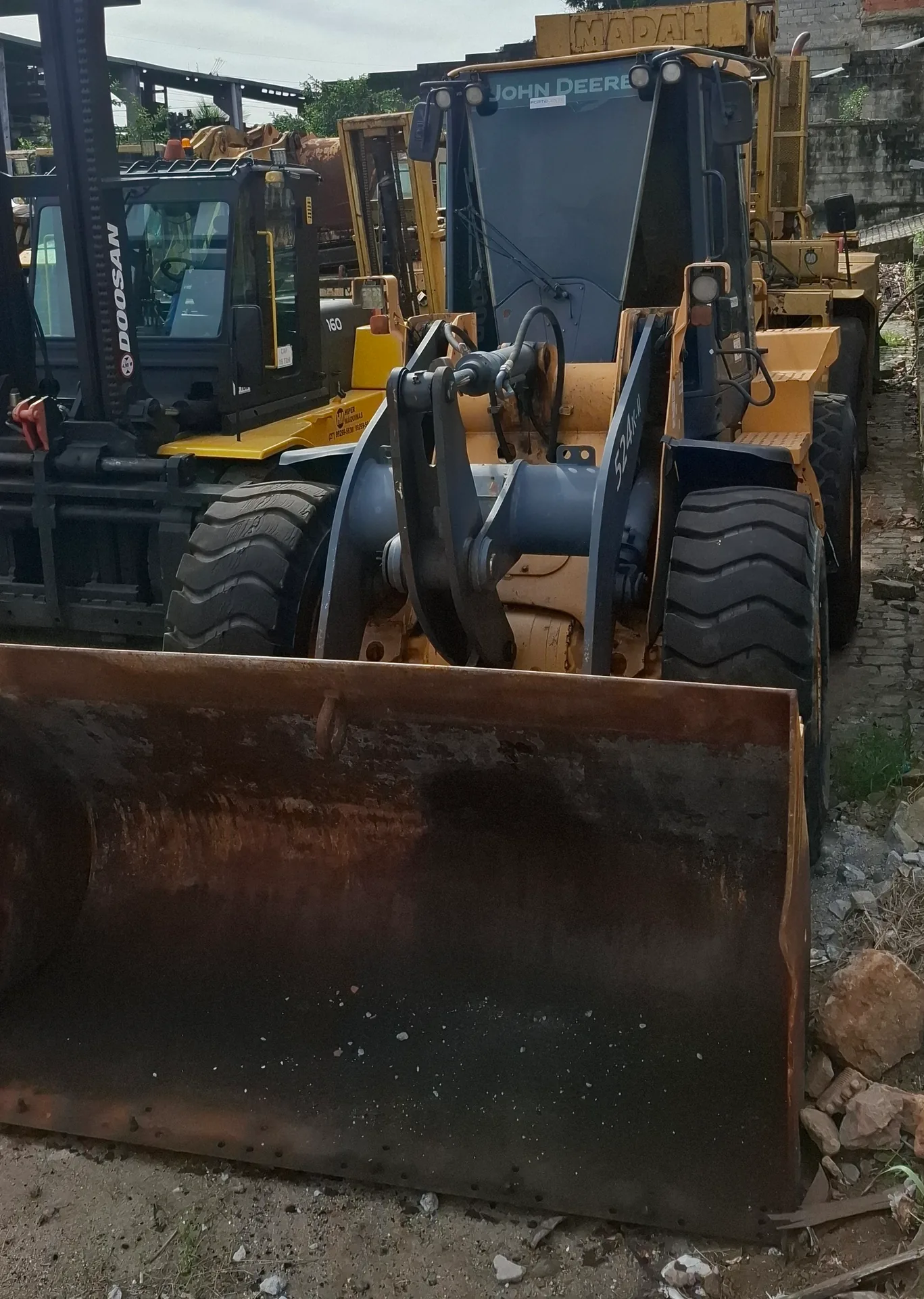 John Deere 524, pá carregadeira da GABE