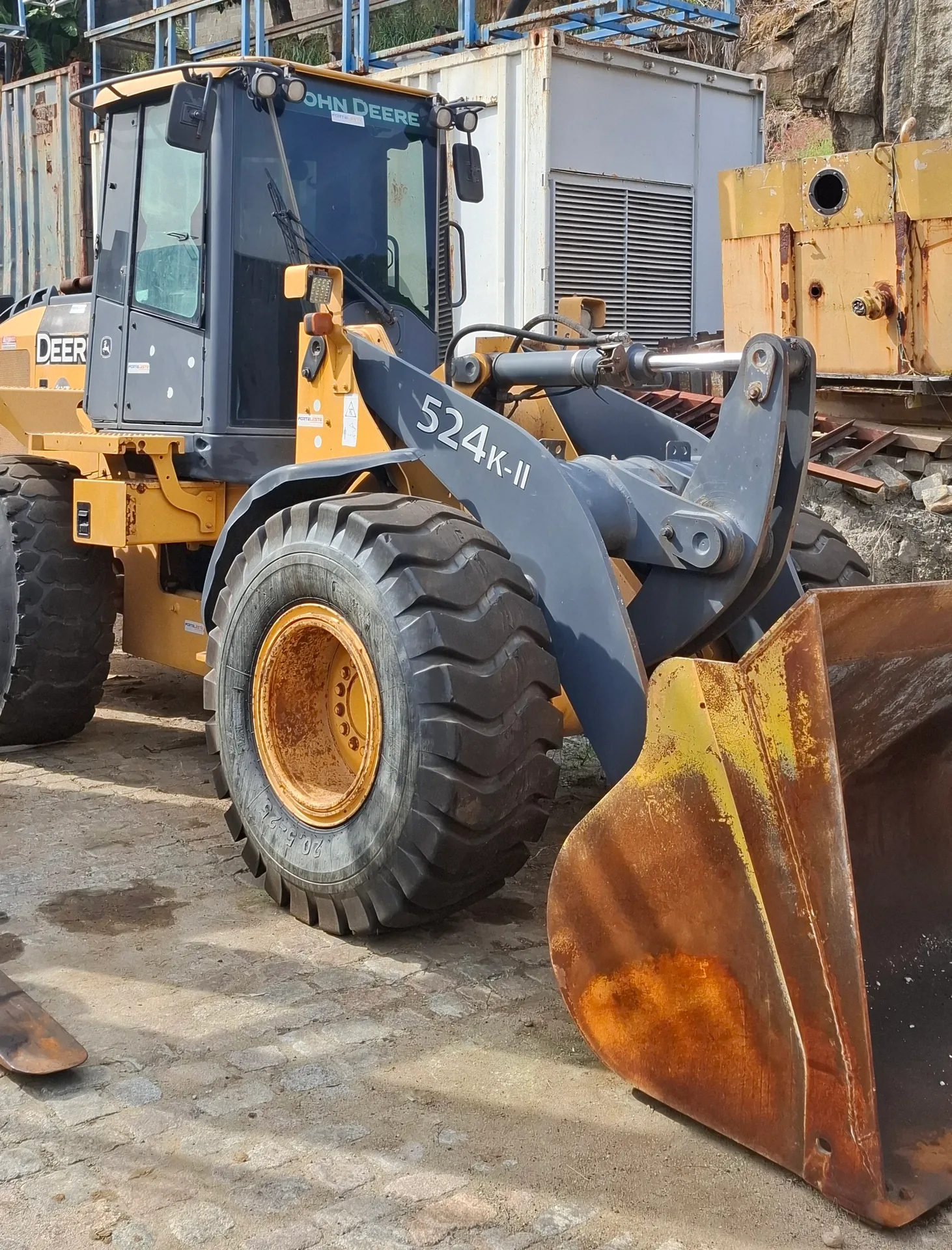 John Deere 524, pá carregadeira da GABE